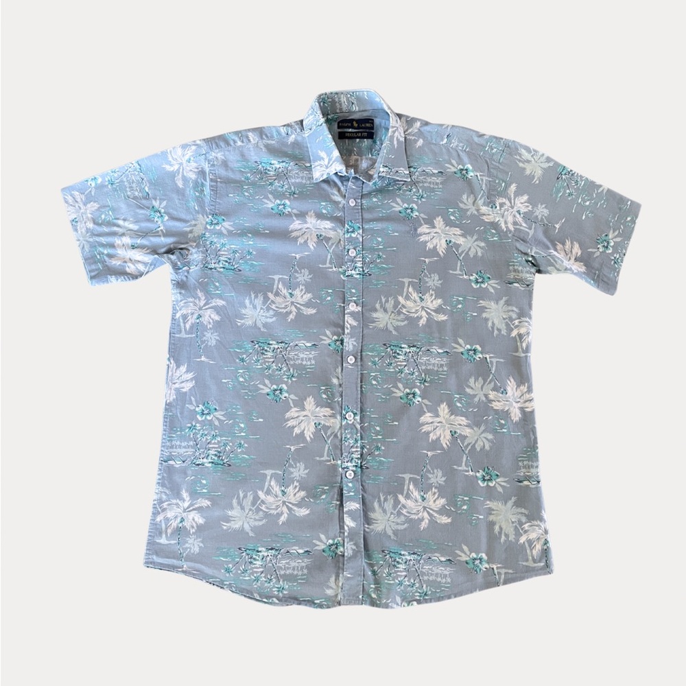 Polo Ralph Lauren Marlin-Print Regular Fit Camp Shirt